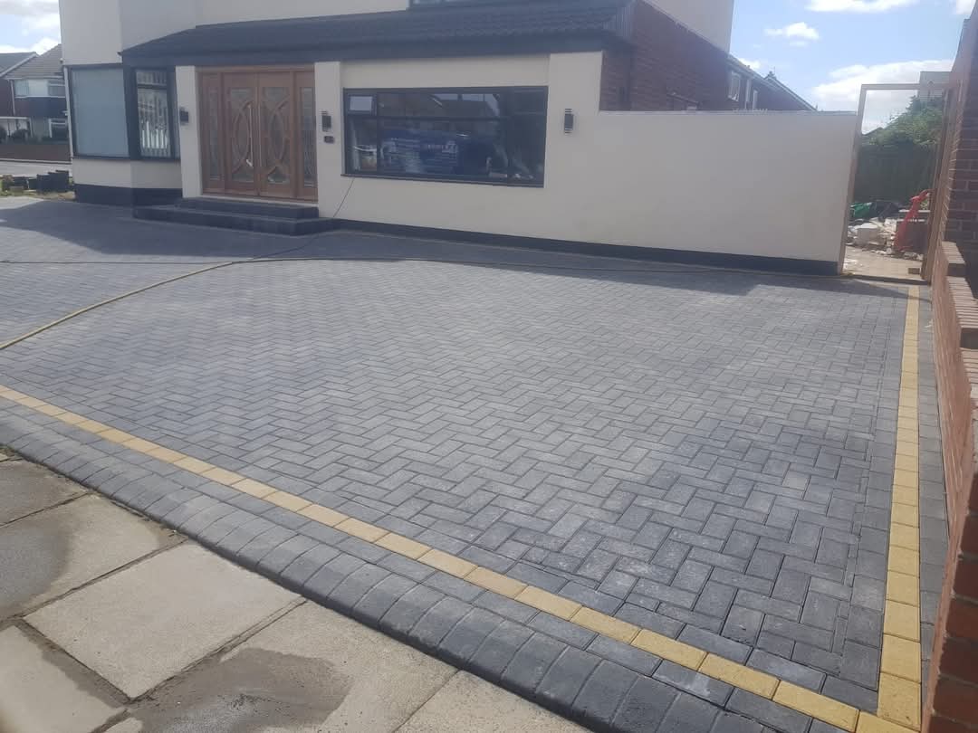 E.R.D Paving completed project 8 — driveways, patios, landscaping, fencing, and groundworks across the North East