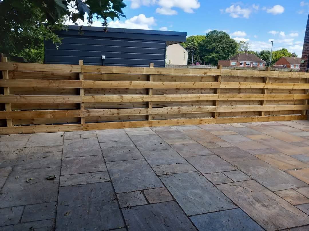 E.R.D Paving completed project 9 — driveways, patios, landscaping, fencing, and groundworks across the North East