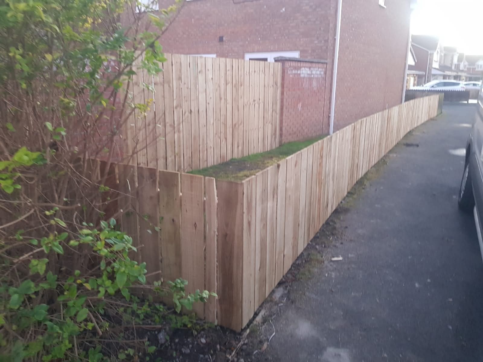 E.R.D Paving completed project 106 — driveways, patios, landscaping, fencing, and groundworks across the North East