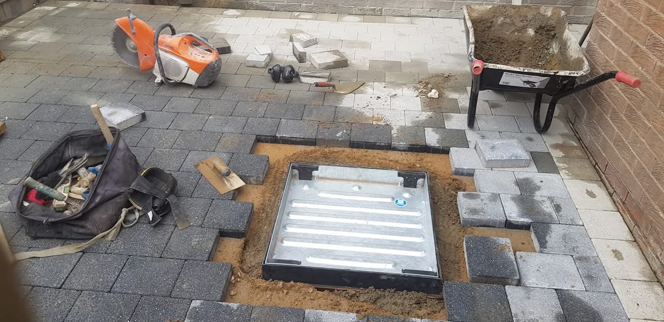 E.R.D Paving completed project 118 — driveways, patios, landscaping, fencing, and groundworks across the North East