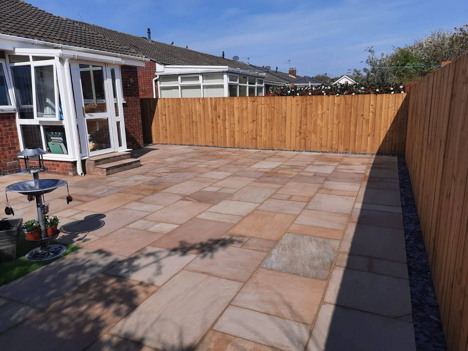 Patios service by E.R.D Paving — professional patios in Blyth and the North East