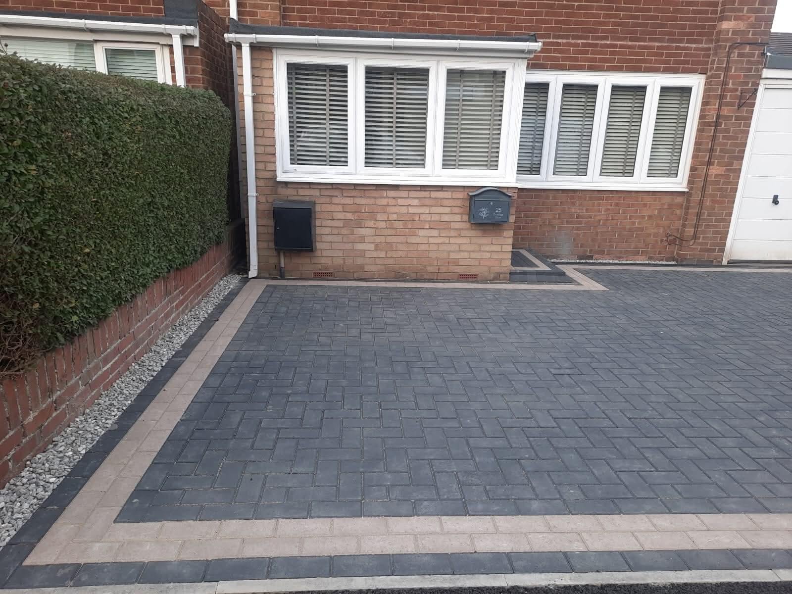 E.R.D Paving completed project 25 — driveways, patios, landscaping, fencing, and groundworks across the North East