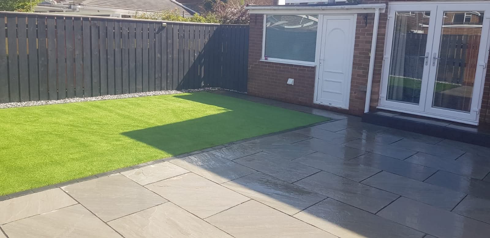 E.R.D Paving completed project 59 — driveways, patios, landscaping, fencing, and groundworks across the North East