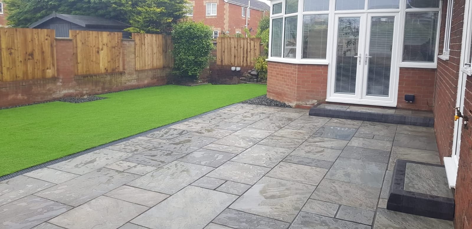 E.R.D Paving completed project 69 — driveways, patios, landscaping, fencing, and groundworks across the North East
