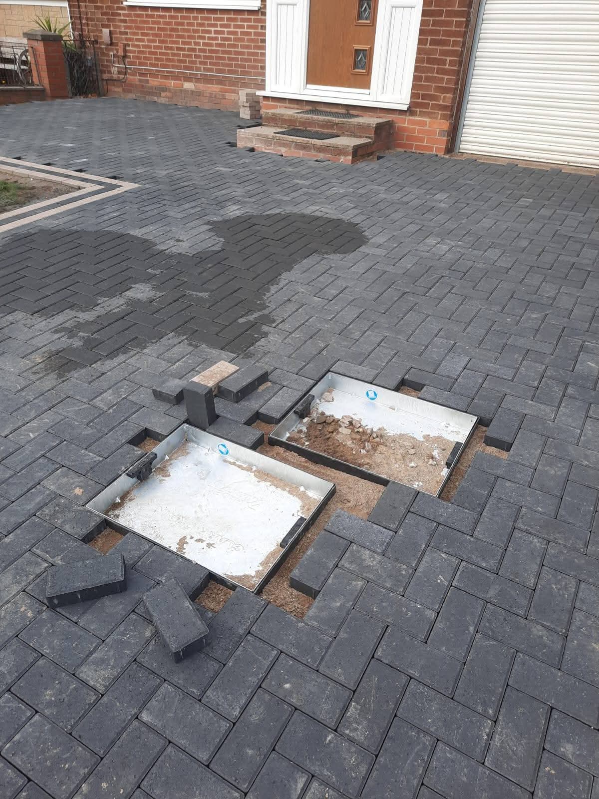 E.R.D Paving completed project 86 — driveways, patios, landscaping, fencing, and groundworks across the North East