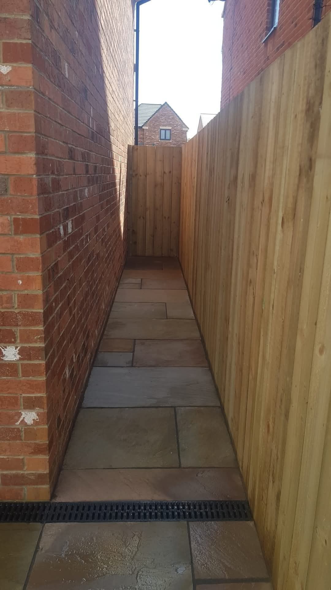 E.R.D Paving completed project 94 — driveways, patios, landscaping, fencing, and groundworks across the North East